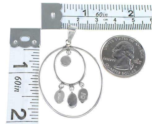 Southwestern Turquoise Genuine Sterling Silver Pendant AX94196